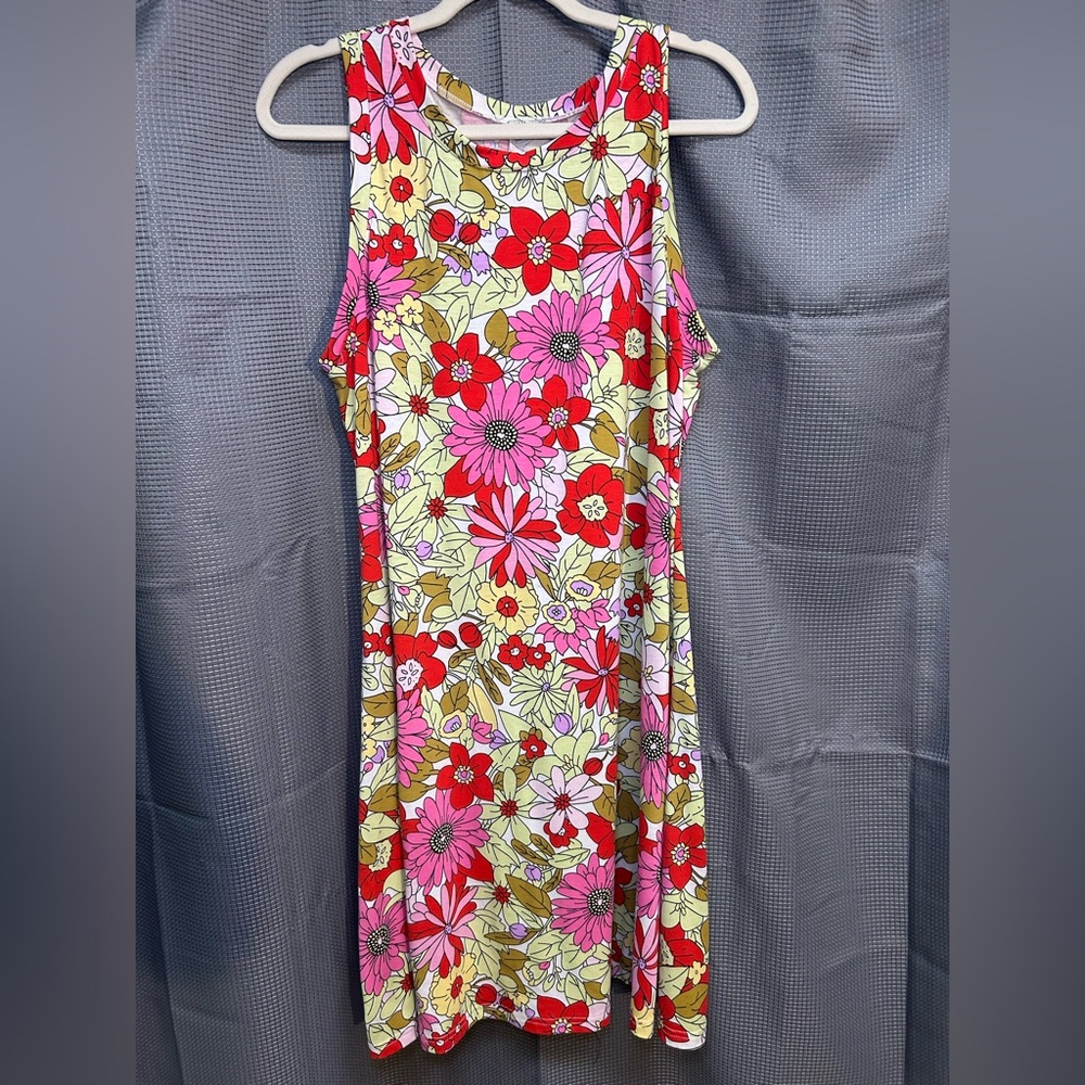 Buttery Soft Floral Dress - Size XL